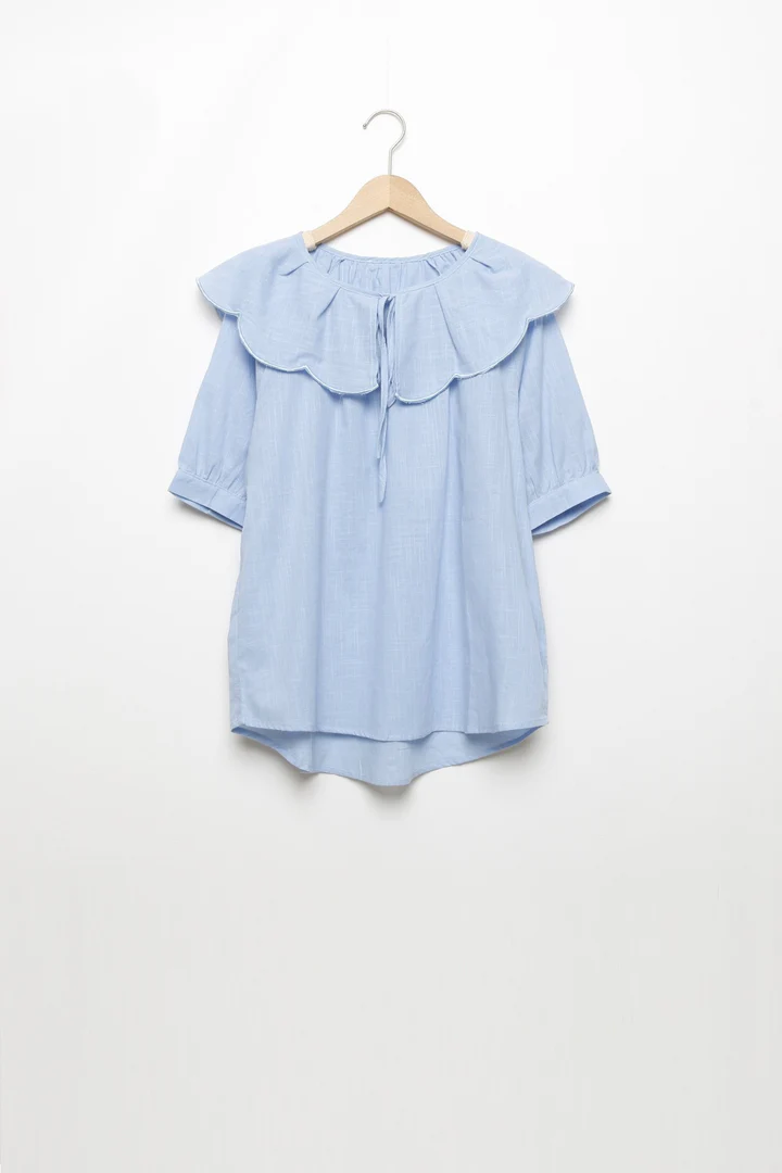 Blusa cuello redondo