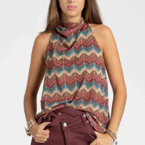 top cuello halter